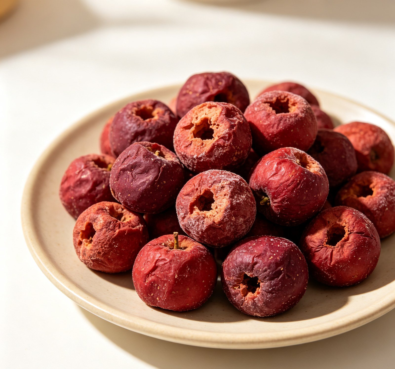 Freeze-dried hawthorn slices
