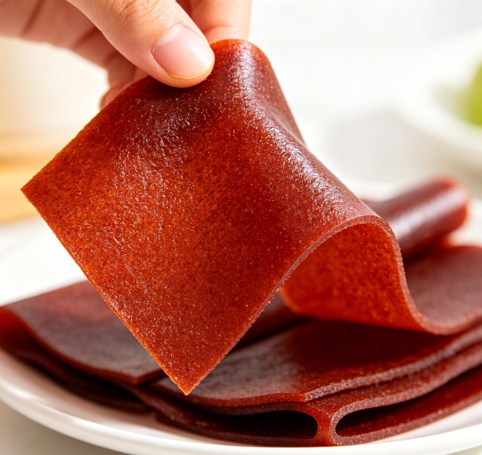 Hawthorn fruit leather sheets
